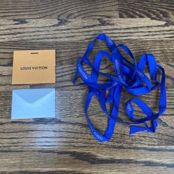Louis Vuitton Gift Tag And Ribbon