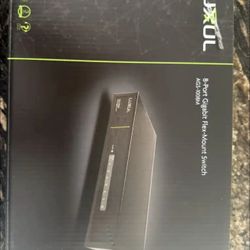 Luxul 8-Port Gigabit Flex-Mount Switch - Model - Model AGS-1008M