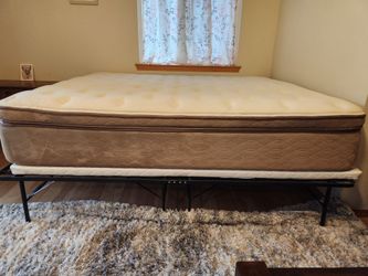 Free California King mattress, box spring, frame