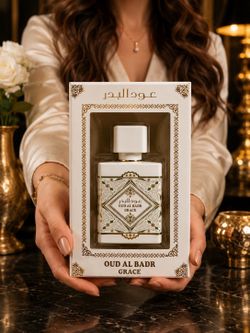 Grace Oud Al Badr Perfume Spray, Regular Size 50 ml, Long Lasting (Boxed).