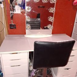 Vanity Table And Mirror