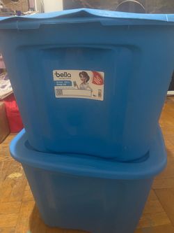 Bins with lids