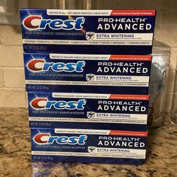 Set of 4 crest pro health advanced whitening power toothpaste•3.5oz•all for $10