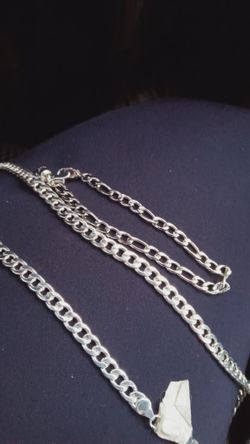 Men's Silver Plated Bracelet Sets