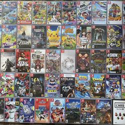 LARGE NINTENDO SWITCH (GAMES)