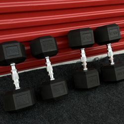 Rubber Dumbbells 