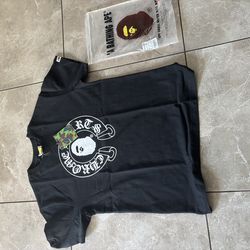 Bape chrome heart shirt