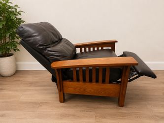 Harrison Leather Pushback Recliner