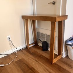 Plank And Beam Entry Table