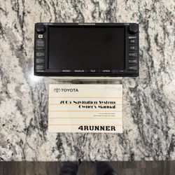 2005 4Runner Stereo System With Navigation 
