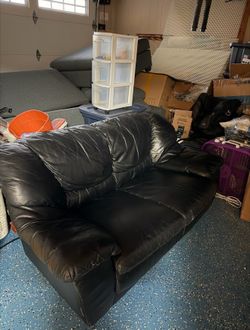 Leather sofa