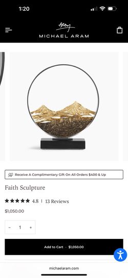 Michael Aram Faith Sculpture 