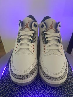 Air Jordan 3 Retro White/Metallic Copper Size 9 Brand New