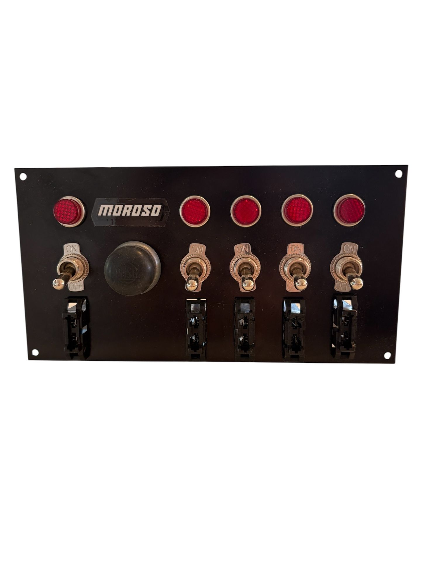 Moroso 4-Switch Panel with Indicator Lights- New