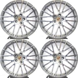 21" Staggered Porsche Cayenne Panamera Wheels Rims Set of 4 21x10 21x11 5x130