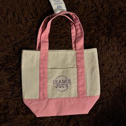 Trader Joe’s pastel tote bag