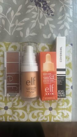 4 piece makeup bundle - elf and covergirl