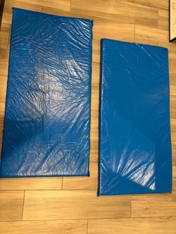 Set of 2 KIDS NAP MAT Vinyl-covered foam