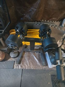 Adjustable dumbbells 80lbs