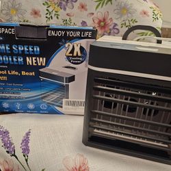 Portable Air Conditioner, Grey  White