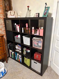 Black cubby organizer