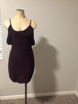 Purple stretchy dress