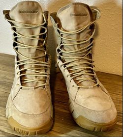 Oakley Men's Tactical Boots Tan Solid Lace-Up US 10 Men’s