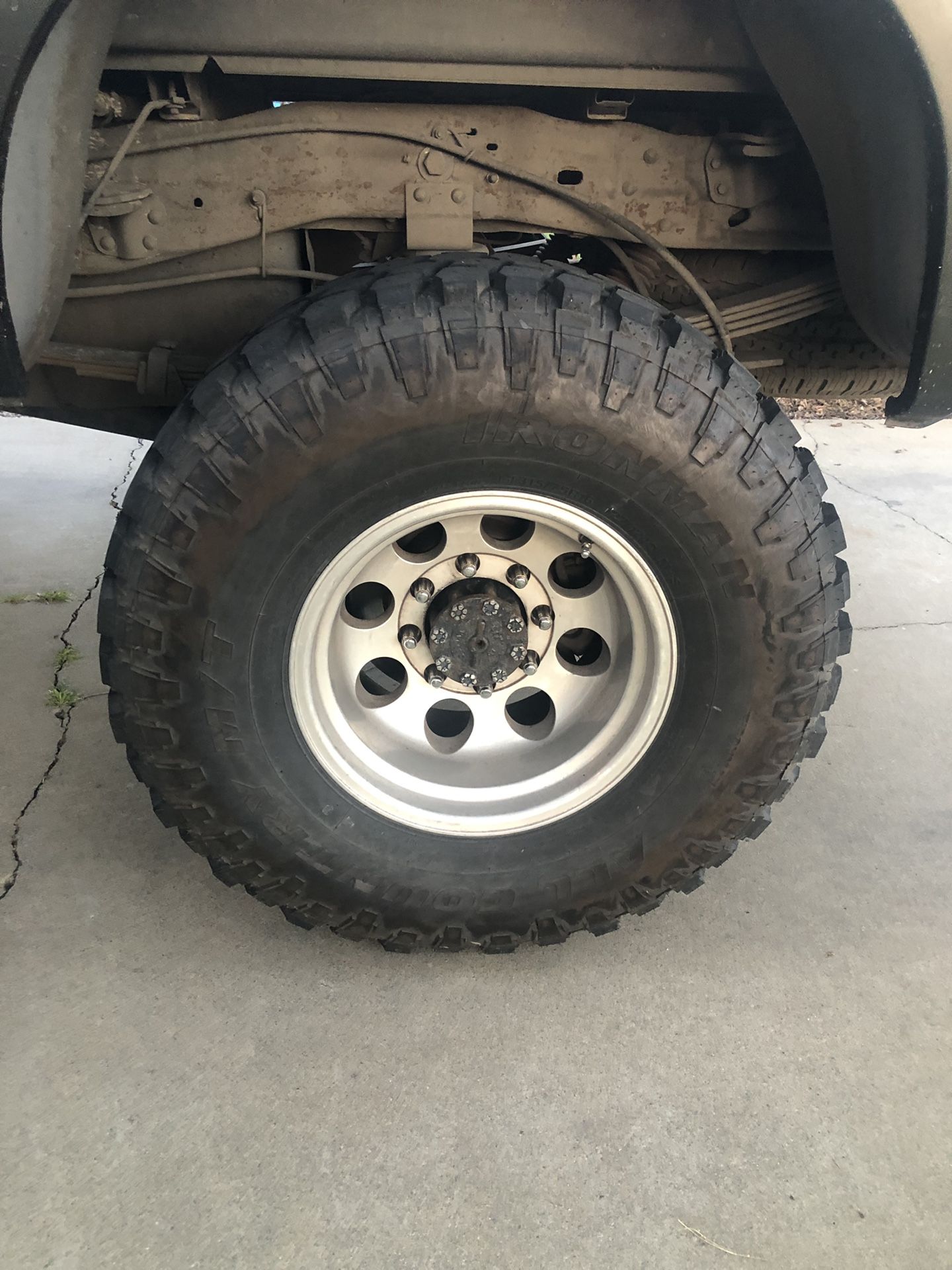 16x12 8x170 weld wheels (TRADE )