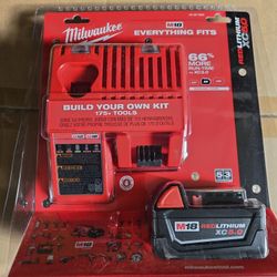 Milwaukee 48‑59‑1850 M18 XC5.0 Battery & Charger Starter Kit