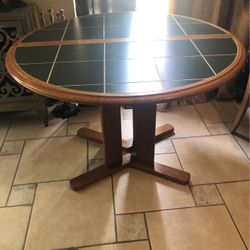 Solid Wood Round Table