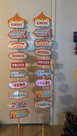 Circus decorations