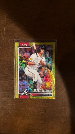 Drake Baldwin Last Year’s Rookie Numbered Card