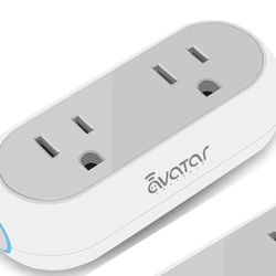 Energy Monitoring Smart Plugs - Alexa WiFi Plug App Control with Timer, Group Control Function, Compatible with Smart Life & Tuya APP, Voice Control