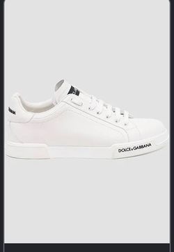 Dolce&Gabbana size11 white leather
