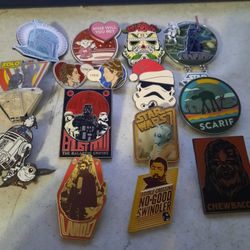 15 Star Wars Disney Trading Collectible Pins Collection Lando Chewbacca Solo And More