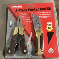 Vintage Husky Dual Pocket Tool Kit