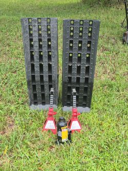 Hyper Tough Jack Stands, Car Lift Ramps
