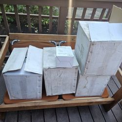 4 Boxes Of Sunpark Commercial Light Fixtures