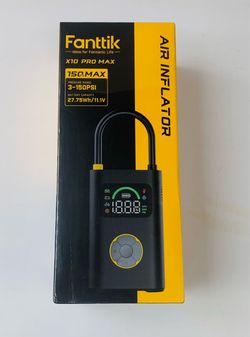 Fanttik X10 Pro Max Tire Inflator with Pouch