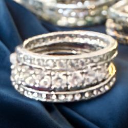 Triple Diamond Lab Grown 4 Ctw 3 Rings So So Pretty 