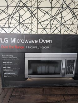 *NEW* LG EasyClean 1.8-cu ft Over-the-Range Microwave Sensor Cooking (PrintProof Stainless Steel)