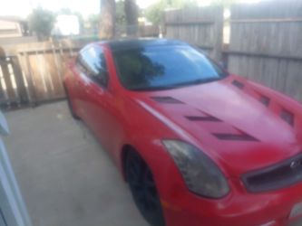 Red Infiniti G35 Coupe