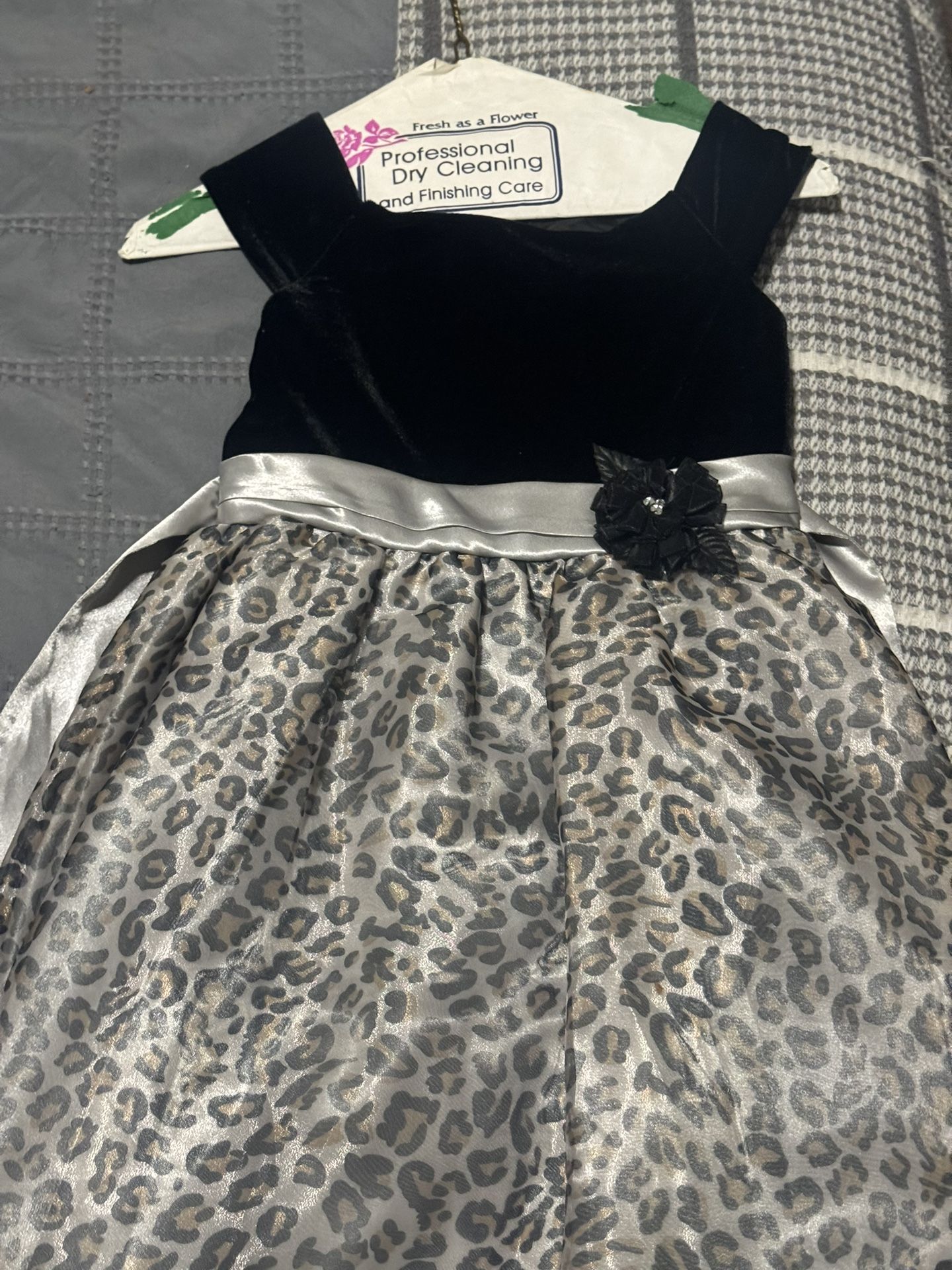 Black and silver Dress