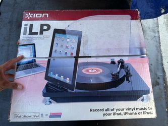 ION iLP Turntable Conversion System - Vinyl-to-iPad/iPhone Recorder