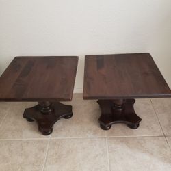 Ethan Allen Antique Pub Tables