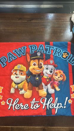Free PAW Patrol Kids Pillowcase and flat sheet