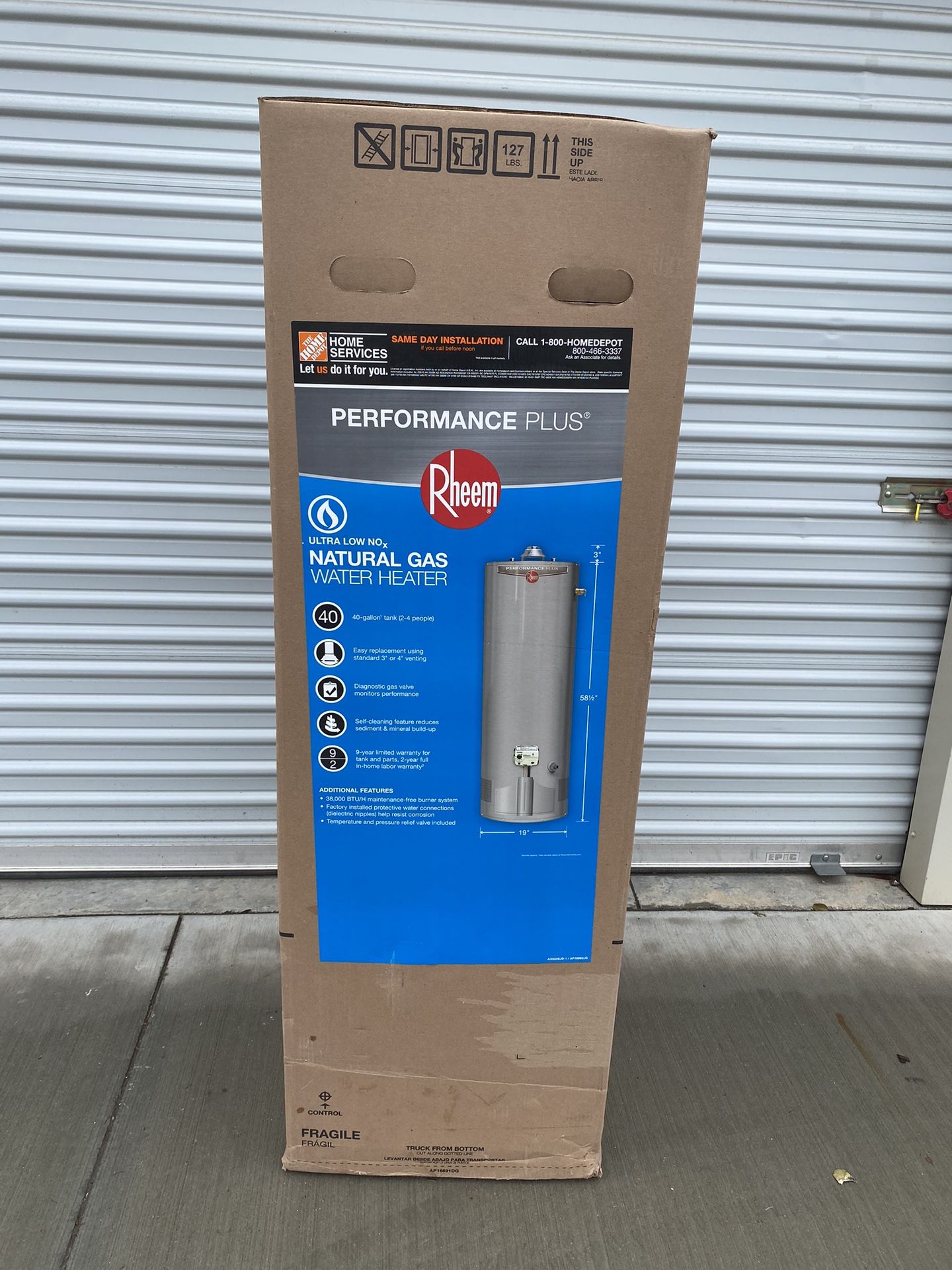 40 Gallon Water Heater