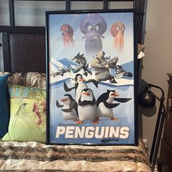 Dreamworks Penguins Poster 