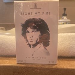 Light My Fire Cologne Jim Morrison Doors Glass Bottle 3.4 Fl. Oz.