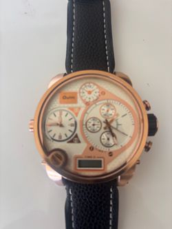 Oulm Oversized Multi-Dial Men's Watch